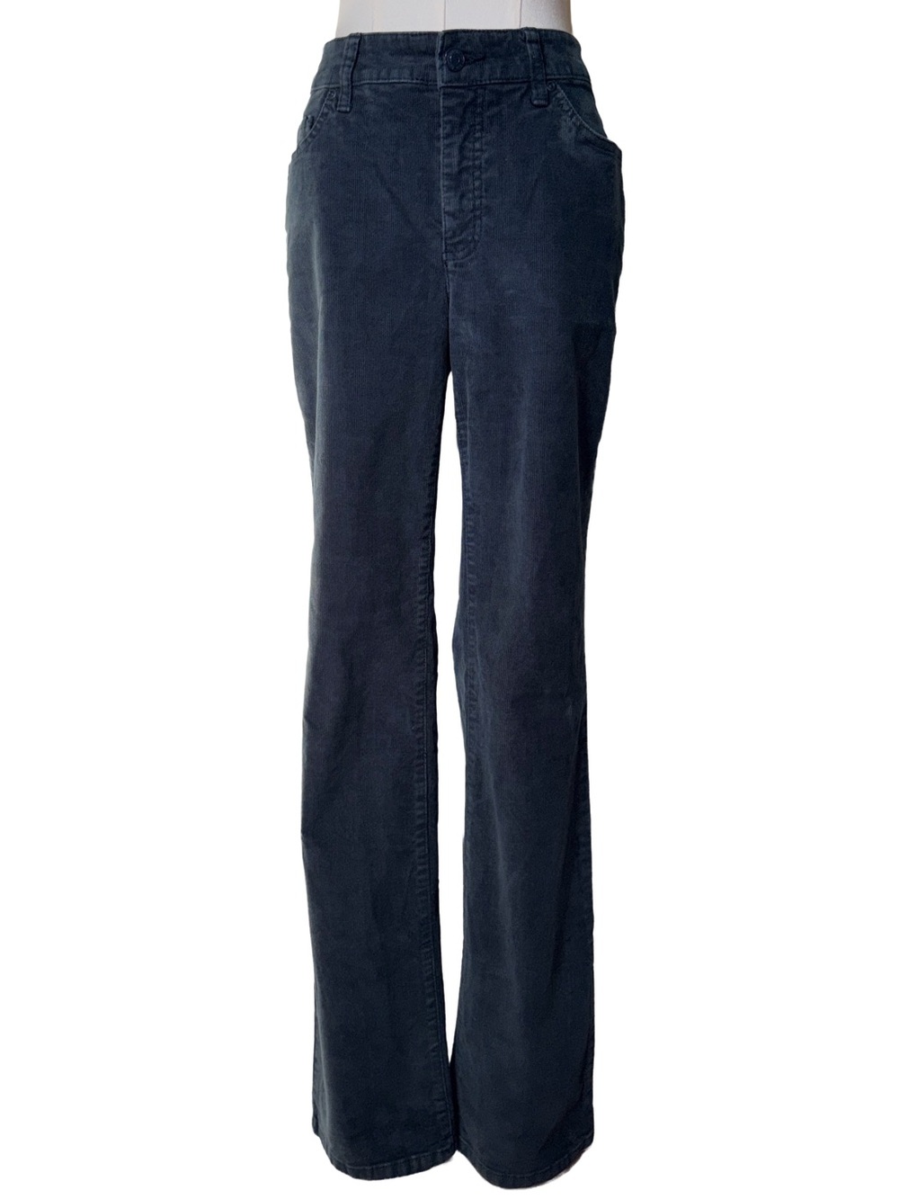 St Johns Bay Women's Corduroy Straight Fit Boot Cut Pants Size 6
